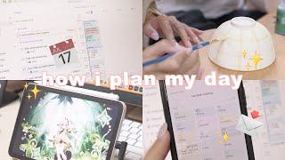 (vlog) how i plan my day a REALISTIC daily planning routine