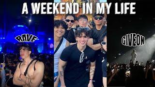 AN EVENTFUL WEEKEND IN MY LIFE  (giveon concert, rave festival) | KING HENRY