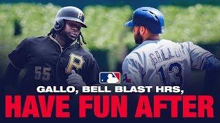 Gallo, Bell hit INSANE HRs and then mess with each other