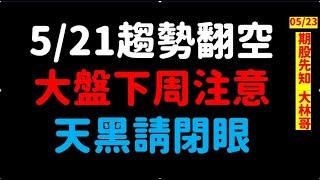 【期股先知】20250523／5/21趨勢翻空 大盤即將壓縮表態 2原因