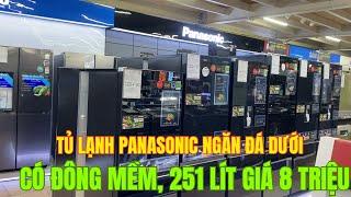 Tủ lạnh Panasonic ngăn đá dưới GIÁ 8 TRIỆU có đông mềm | NR-SP275CPAV 251 lít