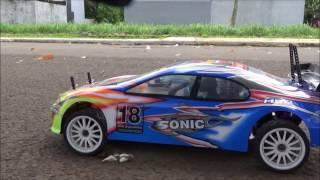 RC CAR NITRO - HSP SONIC - VERTEX 18 ENGINE -  ( ONROAD TEST ) - 1/10 SCALE