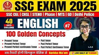 SSC Exams 2025 | SSC CGL, CHSL, MTS English Classes by Barkha Mam | English Grammar Concepts #7