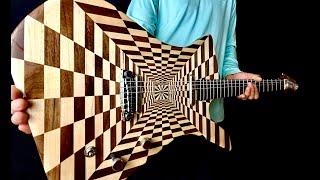 Optical Illusion Guitar Build- 3D Wood