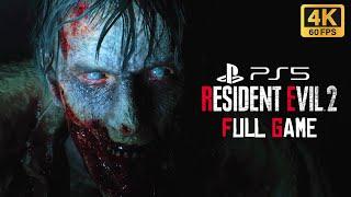 [4K HDR] Resident Evil 2: Remake - PS5 - FULL GAMEPLAY - ULTRA REALISTIC GRAPHICS