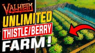 Valheim - Most Efficient Ways To FARM Thistle, Berries & Mushrooms // Build Guide