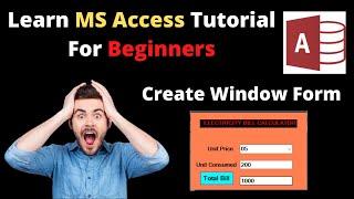 How to use Microsoft Access - Beginner Tutorial | MSM_METHOD |