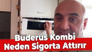 Buderus Kombi Neden Sigorta Attırır Devirdaim Motor Değişimi