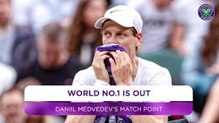 Daniil Medvedev | Winning moment | Quarter-final | Wimbledon 2024