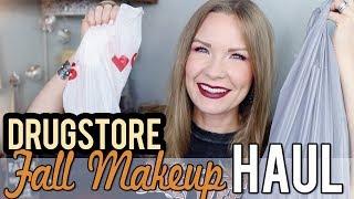 Fall Makeup Haul - All Drugstore! | LipglossLeslie