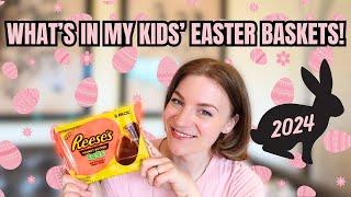 WHAT'S IN MY KIDS' EASTER BASKET 2024! IDEAS FOR EASTER BASKETS!