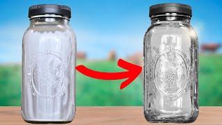 How To Clean Glass Milk Jars | Ball Canning Jar Cleaning Tutorial