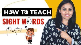How to Teach Sight Words to Struggling Readers I Sight Word Activities Pre- K, Kindergarten, Grade