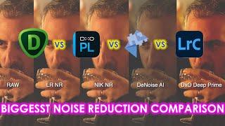 BIGGEST Noise Reduction Test, DxO vs NIK vs Topaz vs Adobe - RED35 Review