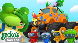 Monster Truck Make Over | Gecko's Garage | Trucks For Children | Cartoons For Kids