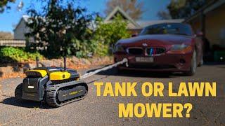 Yarbo Modular Yard Robot - A lawn mower the size of a tank