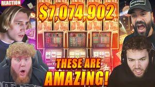 Streamer's Crazy Slots Win Highlights! Adin Ross, TrainwrecksTV, Xposed & Others #reaction