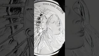 You Are Going to LOVE The New Buffalo Girl Silver Round!  #sdbullion #silver #coins #buffalogirl