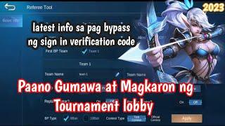 How to make tournament lobby in mlbb 2023 | Tournament button is missing mlbb 2023