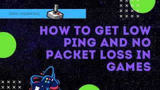 HOW TO GET LOW PING AND NO PACKET LOSS IN GAME | MUDFISH | 100% WORKING