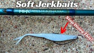 90% Of Anglers Don’t Know How To Fish A Soft Jerkbait! Try These Retrieves!