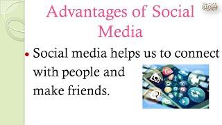 Essay on Advantages of Social Media #socialmedia #media #easytolearnandwrite #learnenglish #essay