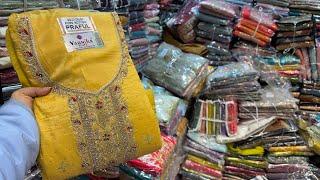 मार्केट में पहली बार ऐसे कॉटन सूटladies Suit wholesale market Delhi Chandni Chowk#monutextile