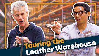 Chuck Visits the Leather Warehouse