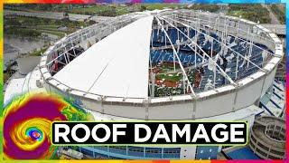 Tropicana Field Roof Destroyed by Hurricane Milton