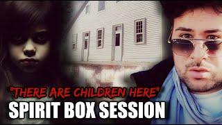 Spirit Box Session with a Child in a Haunted Graveyard and a Vengeful Spirit!