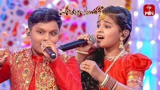 Jagadhanandhakaraka Song| Rishil &  Sai Veda Vagdevi Performance| Padutha Theeyaga|28th October 2024