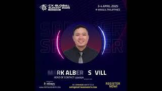 #CXGSPH25 Speaker - Mark Albert Seville