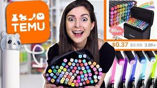 The ULTIMATE Temu Art Supplies Testing *So Cheap!*