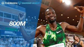 Nijel Amos wins the 800m with a world lead in Monaco - Wanda Diamond League 2021