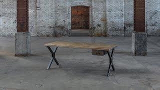 The Classic X Desk | Steel Vintage - The Industrial Furniture Company