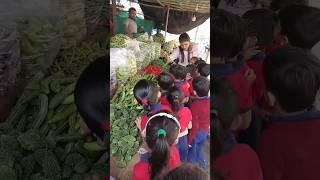 visit fruit  & vegetable  shop in junior kg students #shortvideo #rutvamalaviya