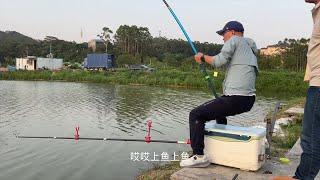 在廣東靠厚臉皮蹭釣青魚黑坑，300塊釣13條青魚，老板臉色發青了