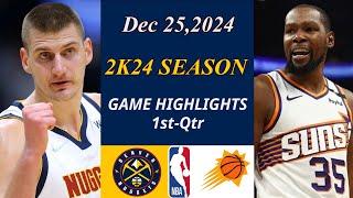 Denver Nuggets vs Phoenix Suns Game Highlights Dec 25,2024 | NBA TODAY | Nba Highlights