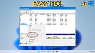 (FIX) Extend Volume Option Greyed Out In Windows 10/11 | Extend C Drive