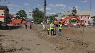 Текущее состояние центрального парка г.Пестово 07.06.22