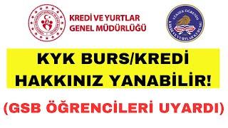 2024 KYK BURS VE KREDİYİ ALMAK İÇİN BU ONAY ŞART | DİKKAT BURS/KREDİ HAKKIN YANMASIN #2024yks #kyk