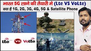 What is 2G, 3G, 4G, 5G, LTE, VoLTE | How Does Mobile Phone Work | Parts Of Mobile Tower | MIST Cable