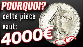 pourquoi cette pièce rare de 2 FRANCS Semeuse vaut 40000€ ?