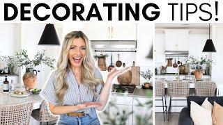 KITCHEN DECORATING TIPS || HOME DECOR IDEAS || HOW TO GIVE YOUR SPACE A HIGH-END LOOK FOR LESS