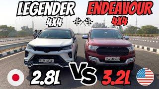 Legender VS Endeavour | 2.8L VS 3.2L |4X4| most demanding drag race ️ | VS |