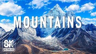 Mountains 8K UHD - A Journey Over The World's Highest And Most Beautiful Mountains