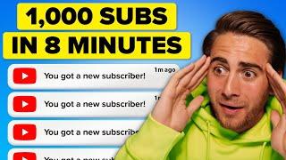 How To Get 1000 Subscribers on YouTube in 8 Minutes (2025 Update)