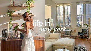 LIFE IN NEW YORK | a realistic week in my life, productive days, slow mornings