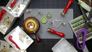 Michaels Holiday Sealing Wax Stamp Sets by Recollections Tutorial! Wax Seals with Shaped Reservoirs!