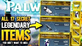 PALWORLD - The Absolute Best GEAR & Weapons To Get (All Hidden Legendary Schematics in Palworld)